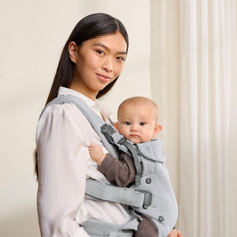 Baby Carrier Harmony | Woven Melange - Light Grey (0-3 Years)