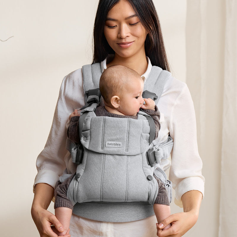 Baby Carrier Harmony | Woven Melange - Light Grey (0-3 Years)