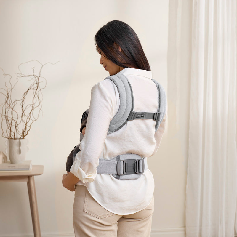 Baby Carrier Harmony | Woven Melange - Light Grey (0-3 Years)