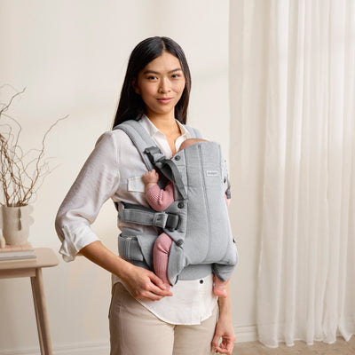 Baby Carrier Harmony | Woven Melange - Light Grey (0-3 Years)