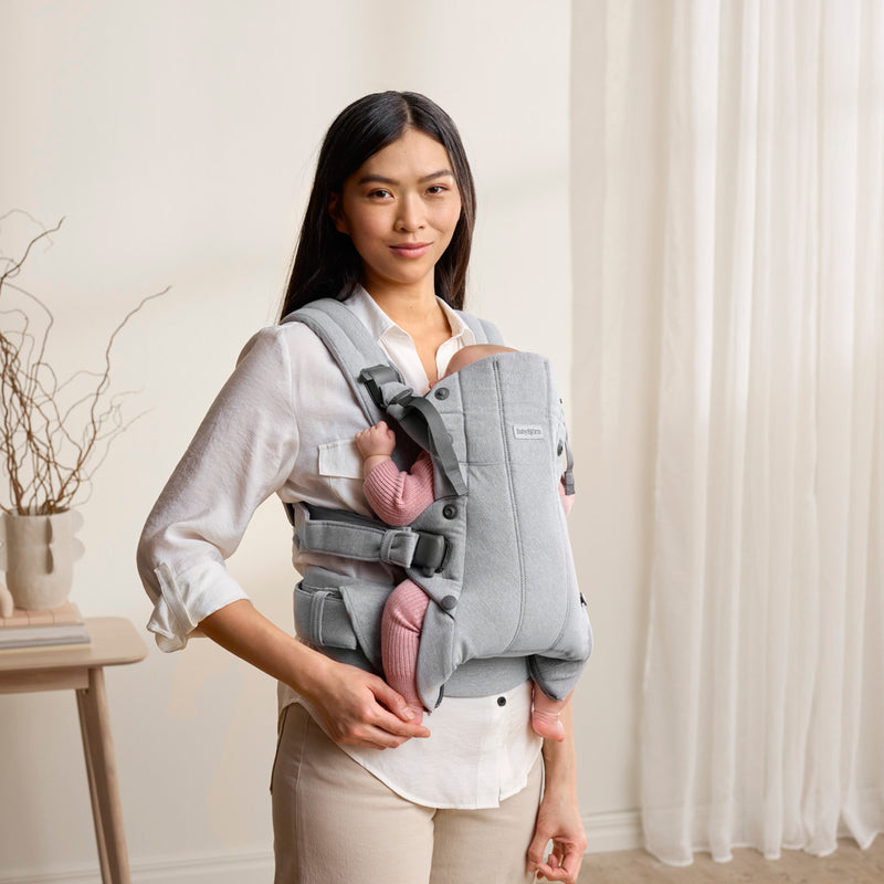 Baby Carrier Harmony | Woven Melange - Light Grey (0-3 Years)