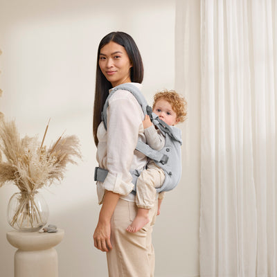 Baby Carrier Harmony | Woven Melange - Light Grey (0-3 Years)