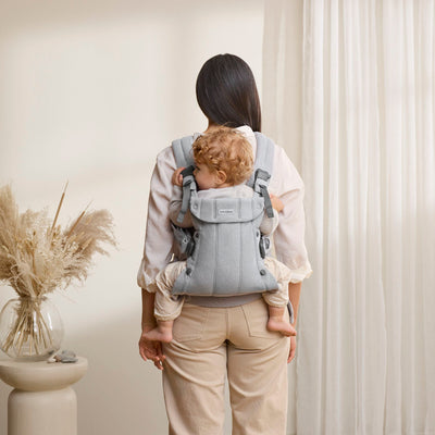 Baby Carrier Harmony | Woven Melange - Light Grey (0-3 Years)