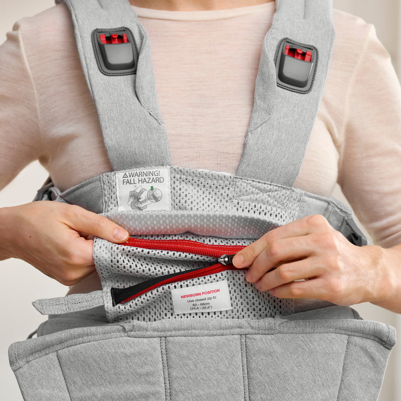 Baby Carrier Harmony | Woven Melange - Light Grey (0-3 Years)