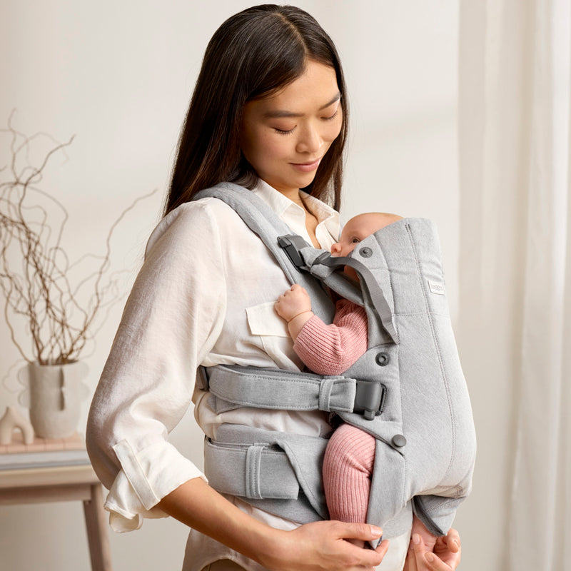 Baby Carrier Harmony | Woven Melange - Light Grey (0-3 Years)