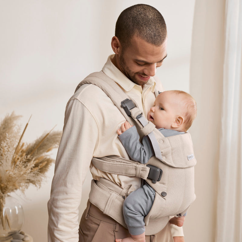 Baby Carrier Harmony | Woven Melange - Light Beige (0-3 Years)