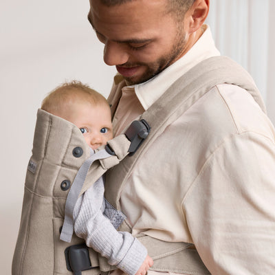 Baby Carrier Harmony | Woven Melange - Light Beige (0-3 Years)