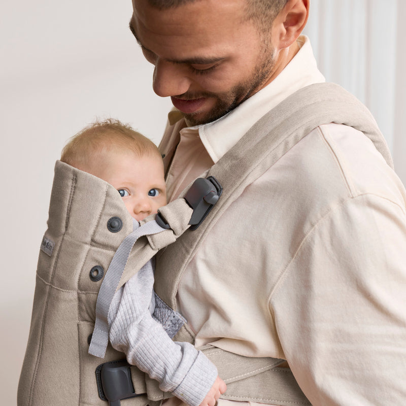 Baby Carrier Harmony | Woven Melange - Light Beige (0-3 Years)