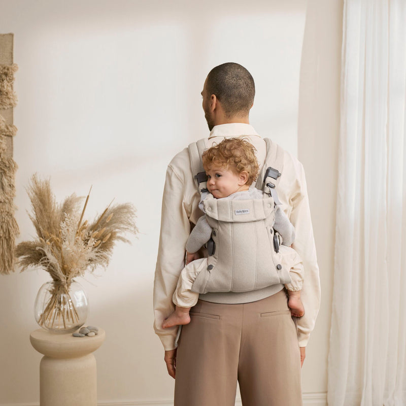 BabyBjorn Baby Carrier Harmony Woven mélange Light beige - Swanky Boutique Malta 