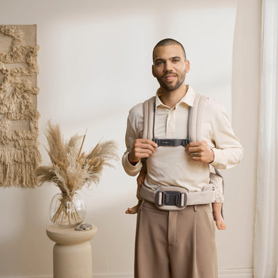 Baby Carrier Harmony | Woven Melange - Light Beige (0-3 Years)