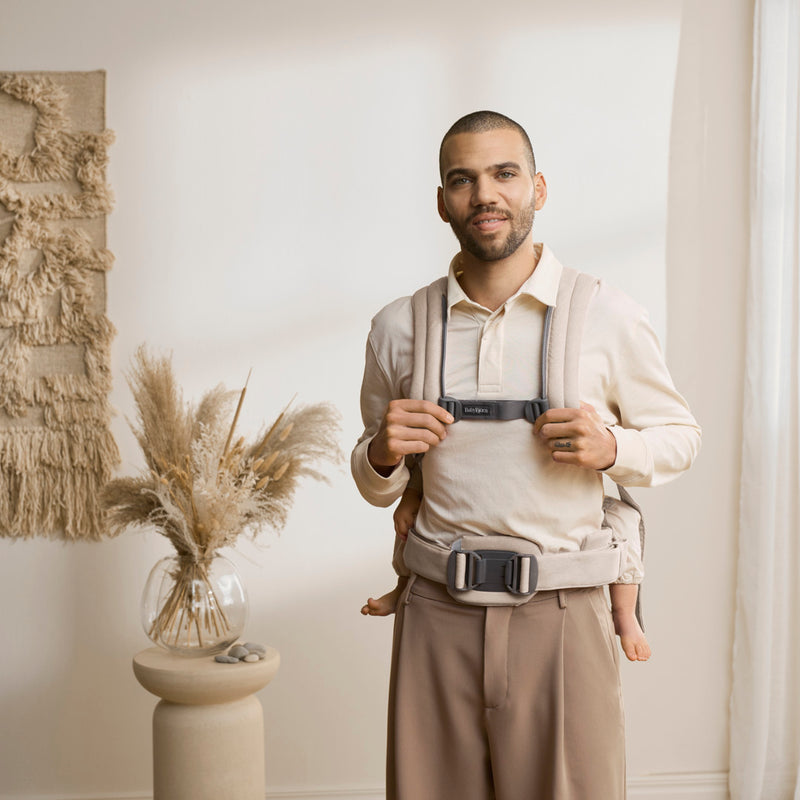 Baby Carrier Harmony | Woven Melange - Light Beige (0-3 Years)