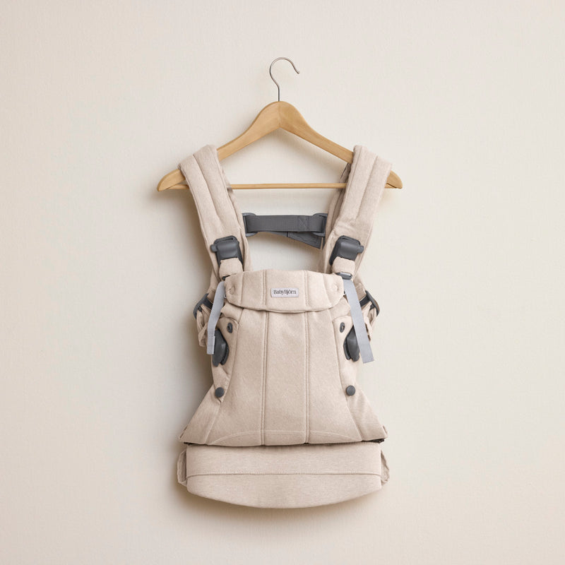 BabyBjorn Baby Carrier Harmony Woven mélange Light beige - Swanky Boutique Malta 