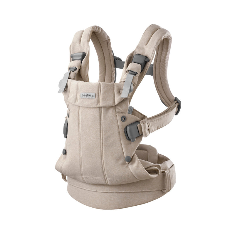 BabyBjorn Baby Carrier Harmony Woven mélange Light beige - Swanky Boutique Malta 