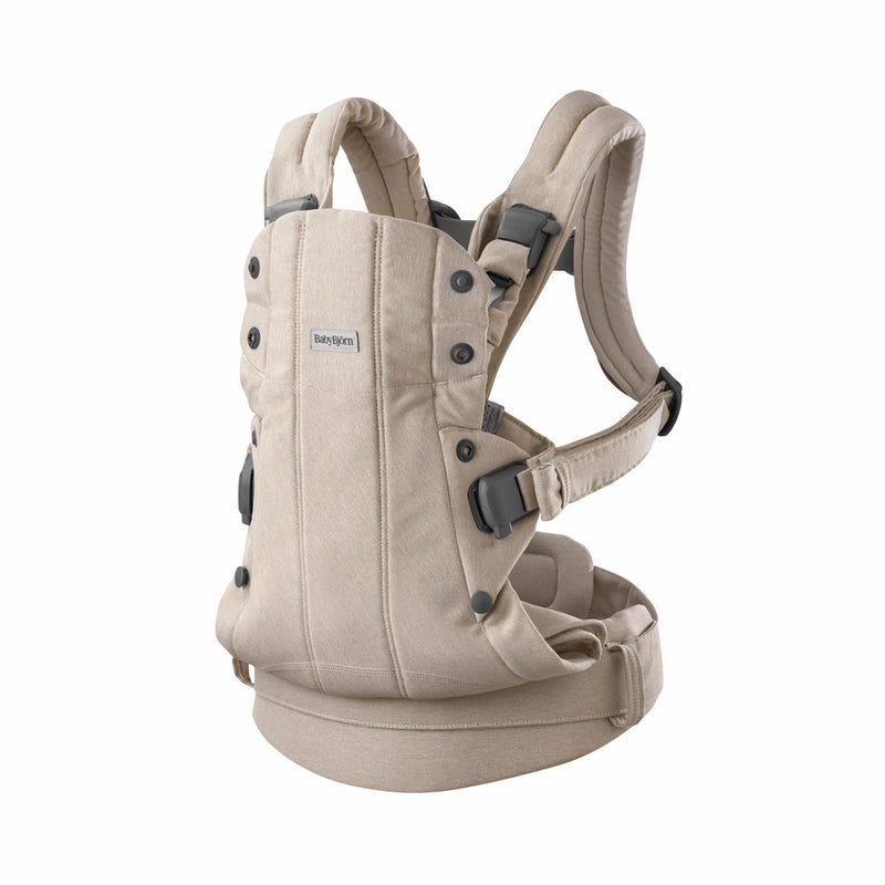 BabyBjorn Baby Carrier Harmony Woven mélange Light beige - Swanky Boutique Malta 