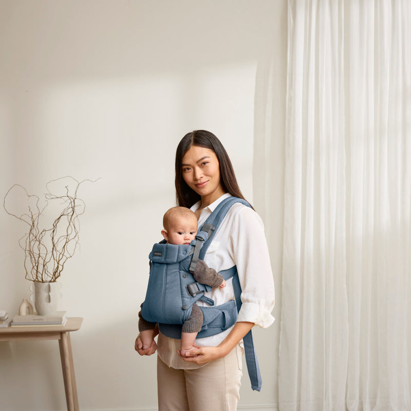 Baby Carrier Harmony | Woven Melange - Blue (0-3 Years)