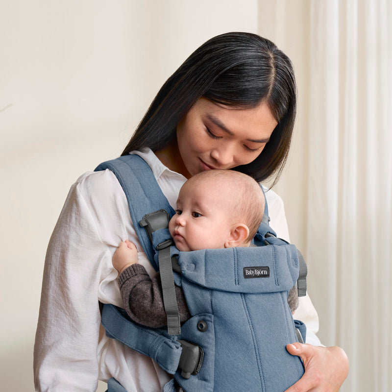 Baby Carrier Harmony | Woven Melange - Blue (0-3 Years)