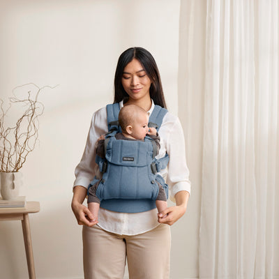 Baby Carrier Harmony | Woven Melange - Blue (0-3 Years)