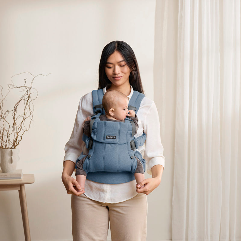 Baby Carrier Harmony | Woven Melange - Blue (0-3 Years)