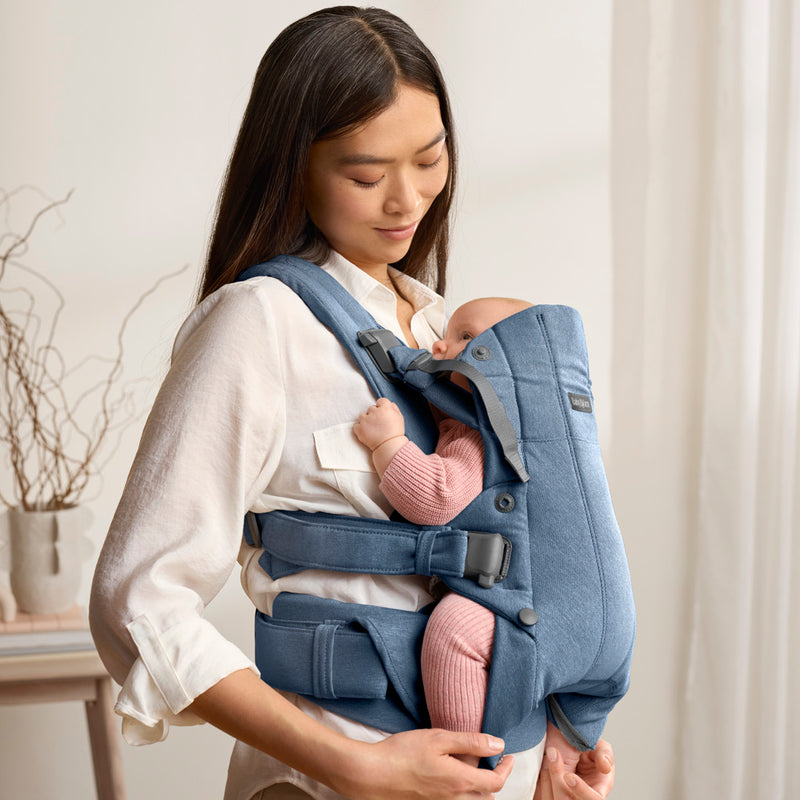 Baby Carrier Harmony | Woven Melange - Blue (0-3 Years)