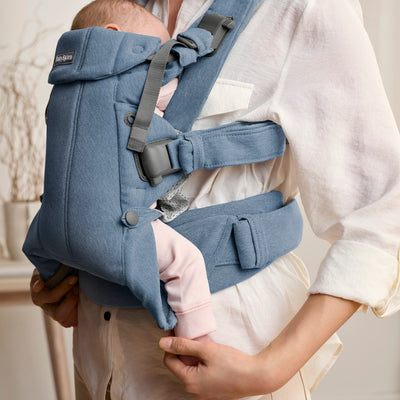 Baby Carrier Harmony | Woven Melange - Blue (0-3 Years)