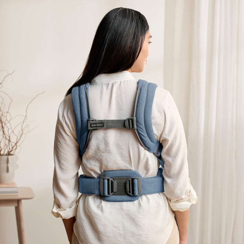 Baby Carrier Harmony | Woven Melange - Blue (0-3 Years)