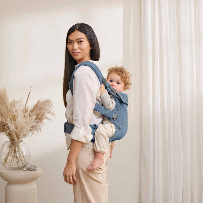 Baby Carrier Harmony | Woven Melange - Blue (0-3 Years)