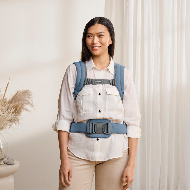 Baby Carrier Harmony | Woven Melange - Blue (0-3 Years)