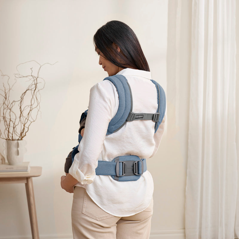 Baby Carrier Harmony | Woven Melange - Blue (0-3 Years)
