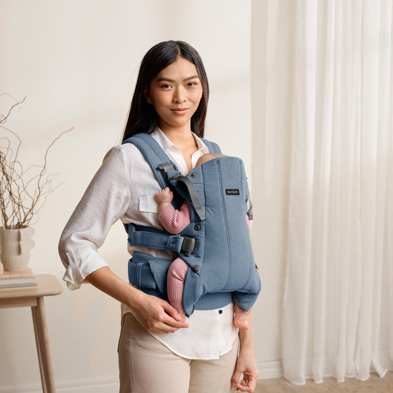 Baby Carrier Harmony | Woven Melange - Blue (0-3 Years)
