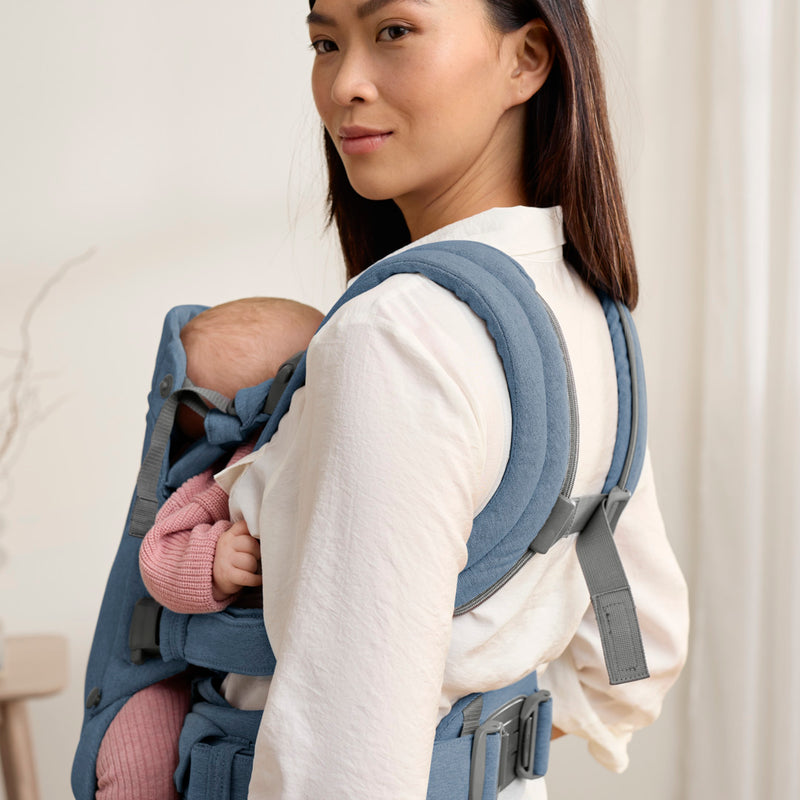 Baby Carrier Harmony | Woven Melange - Blue (0-3 Years)