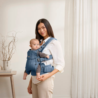 Baby Carrier Harmony | Woven Melange - Blue (0-3 Years)