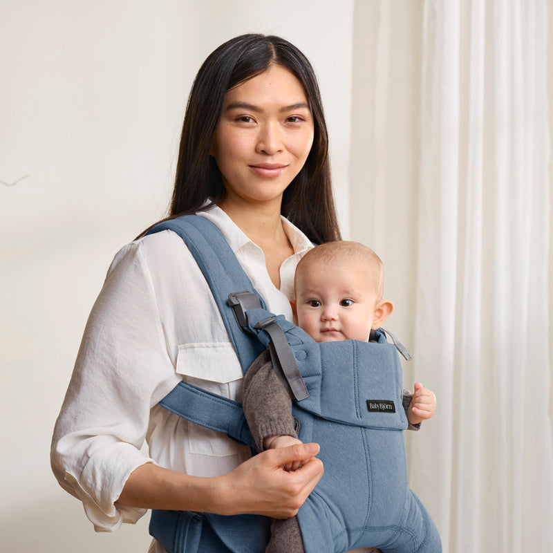 Baby Carrier Harmony | Woven Melange - Blue (0-3 Years)