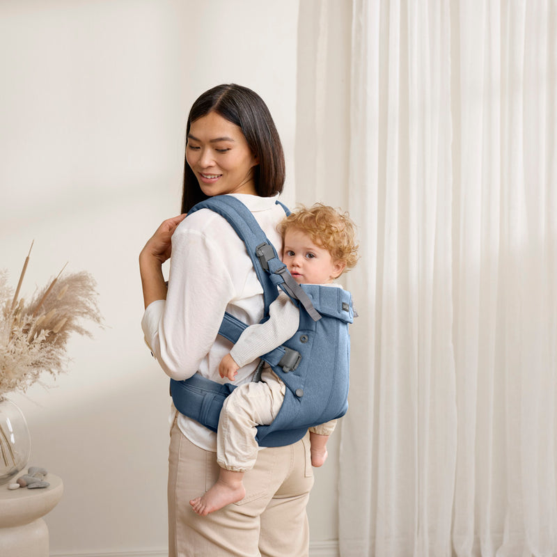 Baby Carrier Harmony | Woven Melange - Blue (0-3 Years)