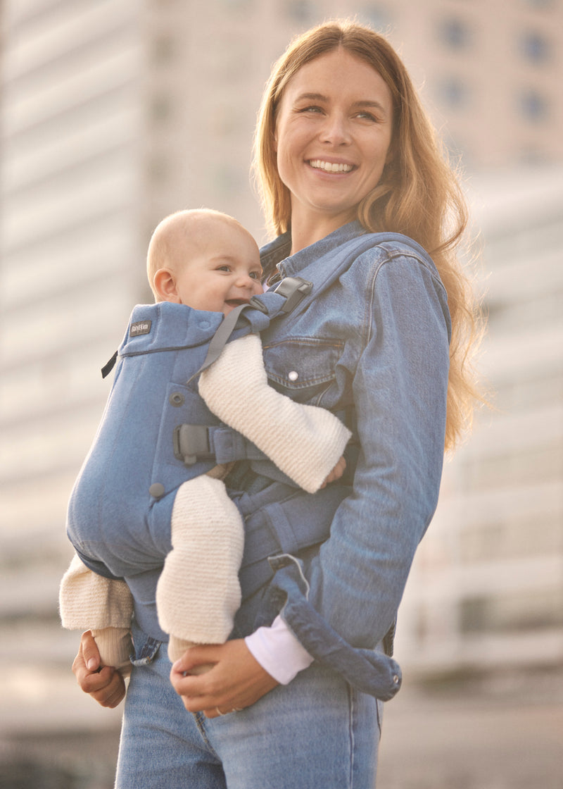 Baby Carrier Harmony | Woven Melange - Blue (0-3 Years)