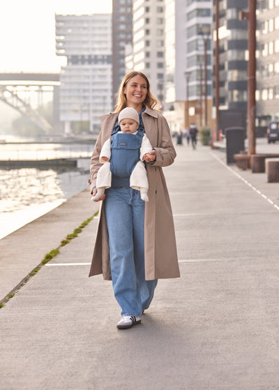 Baby Carrier Harmony | Woven Melange - Blue (0-3 Years)
