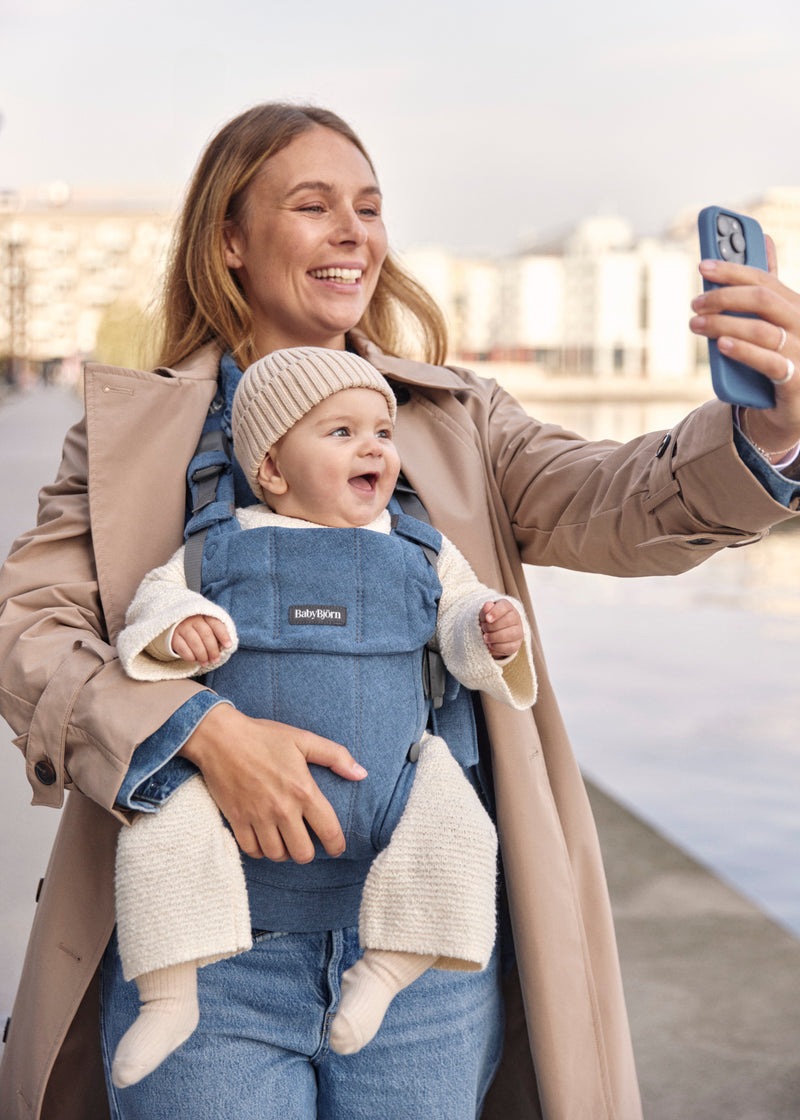 Baby Carrier Harmony | Woven Melange - Blue (0-3 Years)