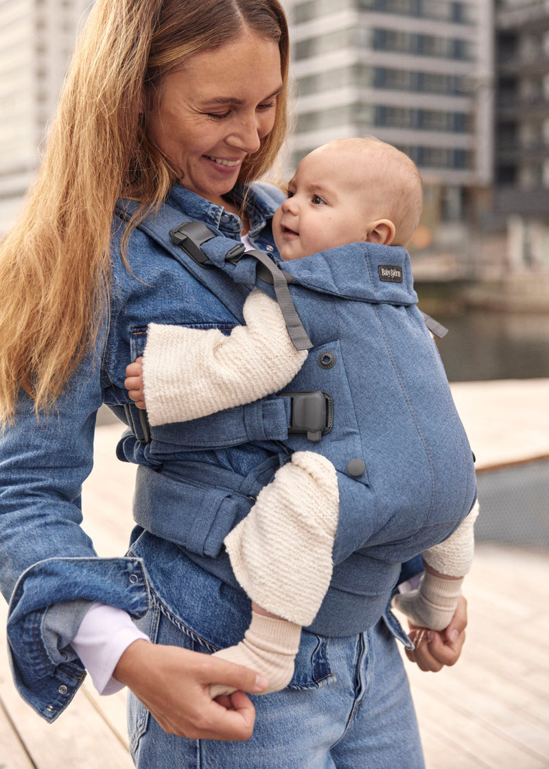 Baby Carrier Harmony | Woven Melange - Blue (0-3 Years)