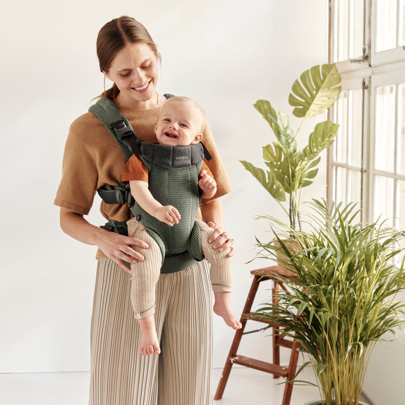 Baby Carrier Harmony | 3D Mesh - Dark Green (0-3 Years)