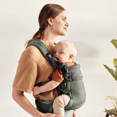 Baby Carrier Harmony | 3D Mesh - Dark Green (0-3 Years)