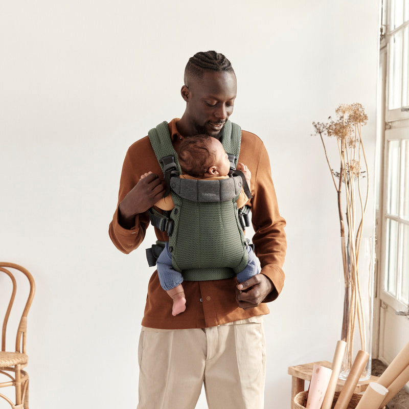 Baby Carrier Harmony | 3D Mesh - Dark Green (0-3 Years)