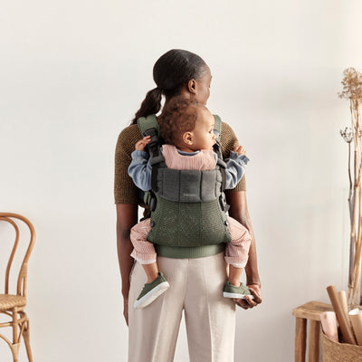Baby Carrier Harmony | 3D Mesh - Dark Green (0-3 Years)