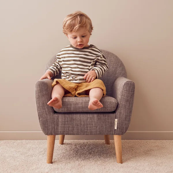 Grey baby armchair shop