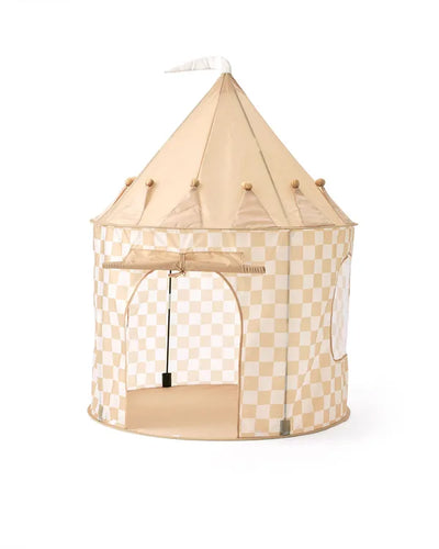 Kid's Concept - Pop Up Play Tent - Check Yellow- Swanky Boutique