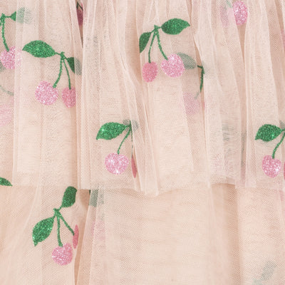 Konges Slojd - Mili Glitter Dress - Ma Grande Cerise Pink Glitter - Swanky Boutique