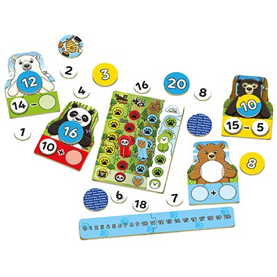 orchard toys - Game (Addition & Subtraction) - Number Bears (5+ Years) - swanky boutique malta