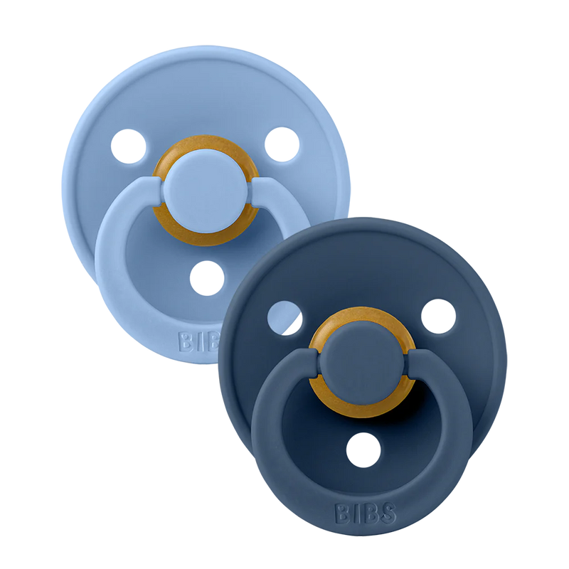 BIBS - Colour 2 PACK - Sky Blue/Steel Blue - Swanky Boutique