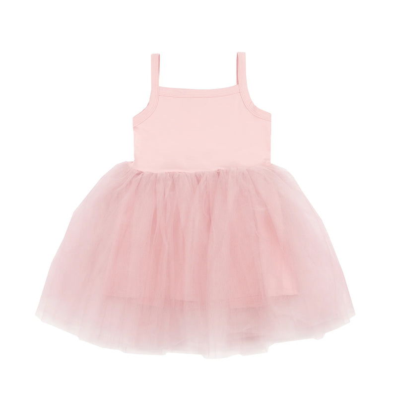 Bob & Blossom - Tutu Dress Cotton Dusty Pink - Swanky Boutique