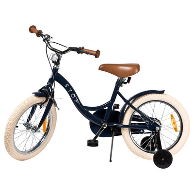 stoy - Stoy Bicycle 16" Vintage Navy Blue (5-7 years) - swanky boutique malta