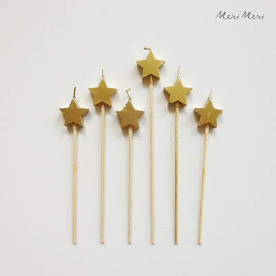 Meri Meri - Gold Star Candles- Swanky Boutique