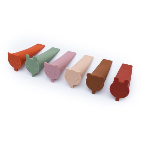 We Might Be Tiny - Popsicle Molds Tubies Siclicone 6 Pack Retro Colours - Swanky Boutique